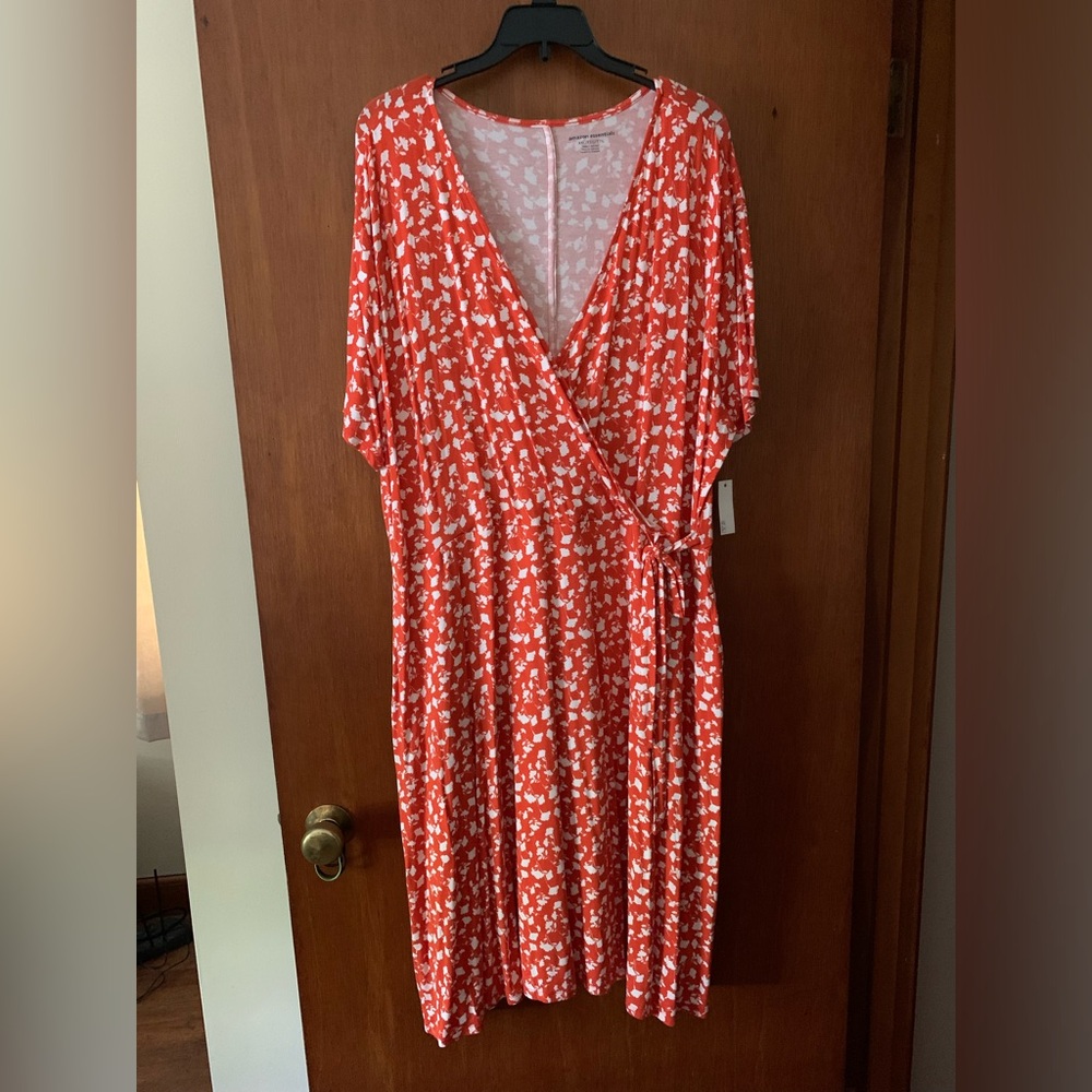 NWT Amazon Essentials Faux Wrap Dress